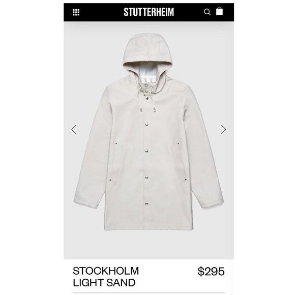 Stutterheim Jackets & Blazers - Stutterheim Rain Jacket in light sand, XXXS